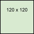 120x120 pixel button size