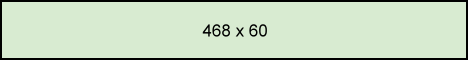 468x60 pixel banner size