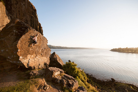 A very warm evening send of Physical Graffiti at Dumbarton Rock., 58 kb A very warm evening send of Physical Graffiti at Dumbarton Rock., 58 kb