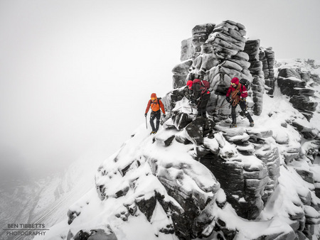Martin Moran guiding Steve Ward and Gordon Speir on the Liathach Traverse, 30 Dec '13, 51 kb Martin Moran guiding Steve Ward and Gordon Speir on the Liathach Traverse, 30 Dec '13, 51 kb
