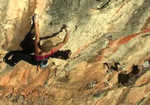 [Natalija Gros climbs F8c+ (Still shot from Video), 4 kb]