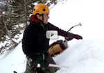 [Video Still - Guy Lacelle Dies in Avalanche, 3 kb]