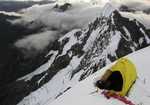 The top bivy high on Huaguruncho, 4 kb