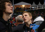 2nd place Adam Ondra and 3rd place Jakob Schubert, 4 kb