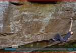 Brion Voges on Lost in the Hood, 8B+, 3 kb