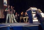 Al Lee and Leo Houlding receiving their award at Kendal 2010, 4 kb