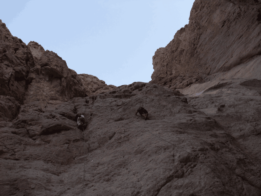 Desert climbing