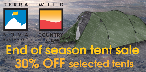 30% off selected Terra Nova and Wild Country tents at Outside.co.uk