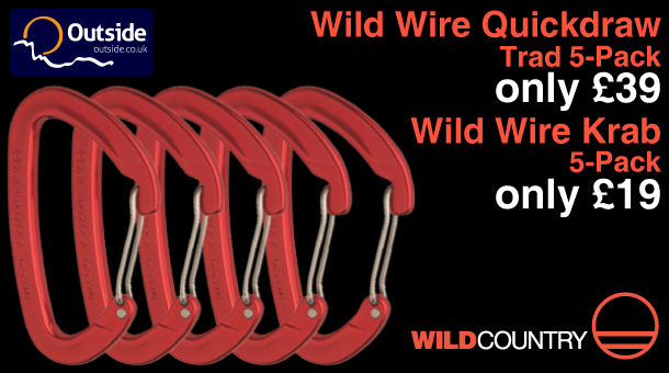 Mega deals on Wild Country Wild Wire Quickdraw and karabiner multipacks