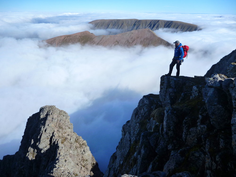 Topped out on Tower Ridge on a perfect day © AlH