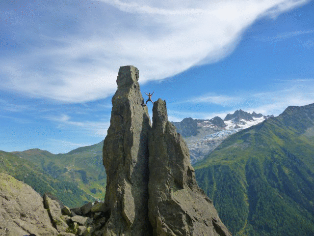 Bridgingthe Aiguillete d'rgentierre