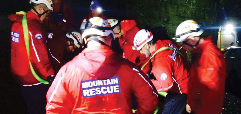 Calder Valley Search & Rescue Team at work. © Calder Valley SRT