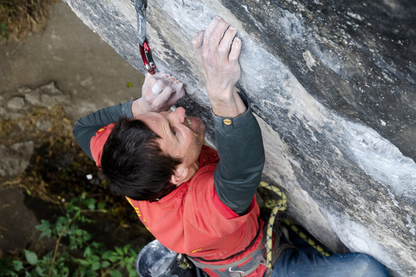 Ben Moon on Evolution 8c+ © Nick Brown - UKC