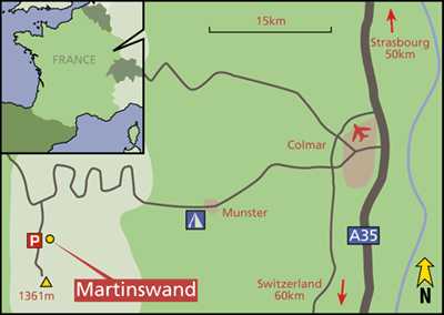 Martinswand Map