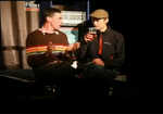 Leo Houlding being interviewed by Niall Grimes at the KMF 2010, 3 kb