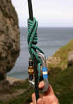 Self Rescue for Climbers - Prusiking up a rope, 4 kb