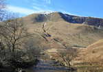 Cautley Crag from River Rawthey, 3 kb