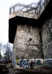 The Humboldthain Bunker in Berlin is now an official climbing venue with fixed equipment. It was built in 1942., 4 kb