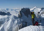 Jon Griffith on the Summit of Cerro Standhart, Patagonia, 3 kb