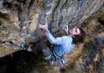 Chris Sharma on First Round First Minute, in Margalef, Spain. , 4 kb