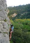 Enjoying the pocketed limestone perfection of Chateauvert, Provence, 3 kb