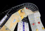 French climber Alizée Dufraisse competing in the women's finals at Arco 2010. , 4 kb