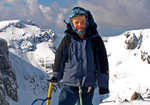 Ben at the summit of Stob Coire nan Locahn aged 6, 4 kb
