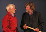 Walter Bonatti & Reinhold Messner at the Piolet D'Or 2009, 3 kb