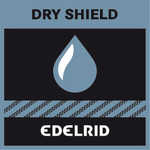 This icon denotes ropes treated with Edelrid Dry Shield, 4 kb