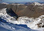 Looking down on the Corridor Route from Scafell Pike, 4 kb