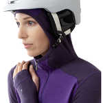 Women's SmartWool Midweight Hoody, helmet with hood detail, 4 kb