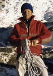Jerzy Kukuczka in base camp on the Annapurna winter expedition., 5 kb