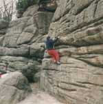 In real life, it's often lower and safer - like toproping at Bowles Rocks in the south of Englan, 5 kb