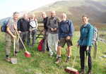 A volunteer group at Dunmail Raise last year, 4 kb