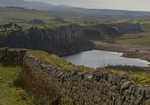 Crag Lough and Peel Crag Northumberland taken from Hadrians Wall., 3 kb
