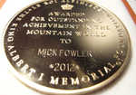 The King Albert I Mountain Award medal, 4 kb