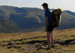 Helvellyn range from the Coast-to-Coast on Greenup Edge, 3 kb