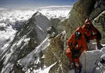 Pete Boardman and Joe Tasker on the West Ridge of Kangchenjunga, 4 kb