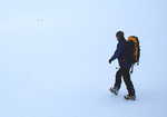 How is your navigation? Brian in a whiteout walking towards the Shelterstone., 2 kb