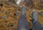 Happy feet in front of Annapurna south face, 3 kb