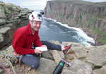 The Blind Man of Hoy - Red on the summit of the Old Man, 4 kb