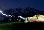 Return to the tent, Swiss Alps, 3 kb