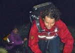 Claire & Kate enjoying a night time ascent of the rake. This was followed with a navigation session at the top, 3 kb
