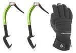 First Ascent DEAL OF THE MONTH: Black Diamond Fusion Ice Axe Pair and Punisher Gloves, 3 kb