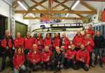 Bridgedale Product Manager Chris Gordon with Patterdale Mountain Rescue team, 4 kb