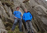 Nathan and Oli beneath Rare Lichen, 4 kb