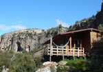 civilisation: campsite chalet and crag, Geyikbayiri, Turkey, 3 kb